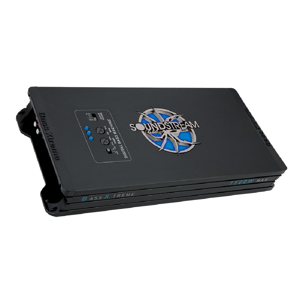 Soundstream BXT1.7500D 750W Digital Mono Car Amplifier with Bass Boost - Powerful Subwoofer Amp for Car Audio Systems, Home Theater & DJ Setups