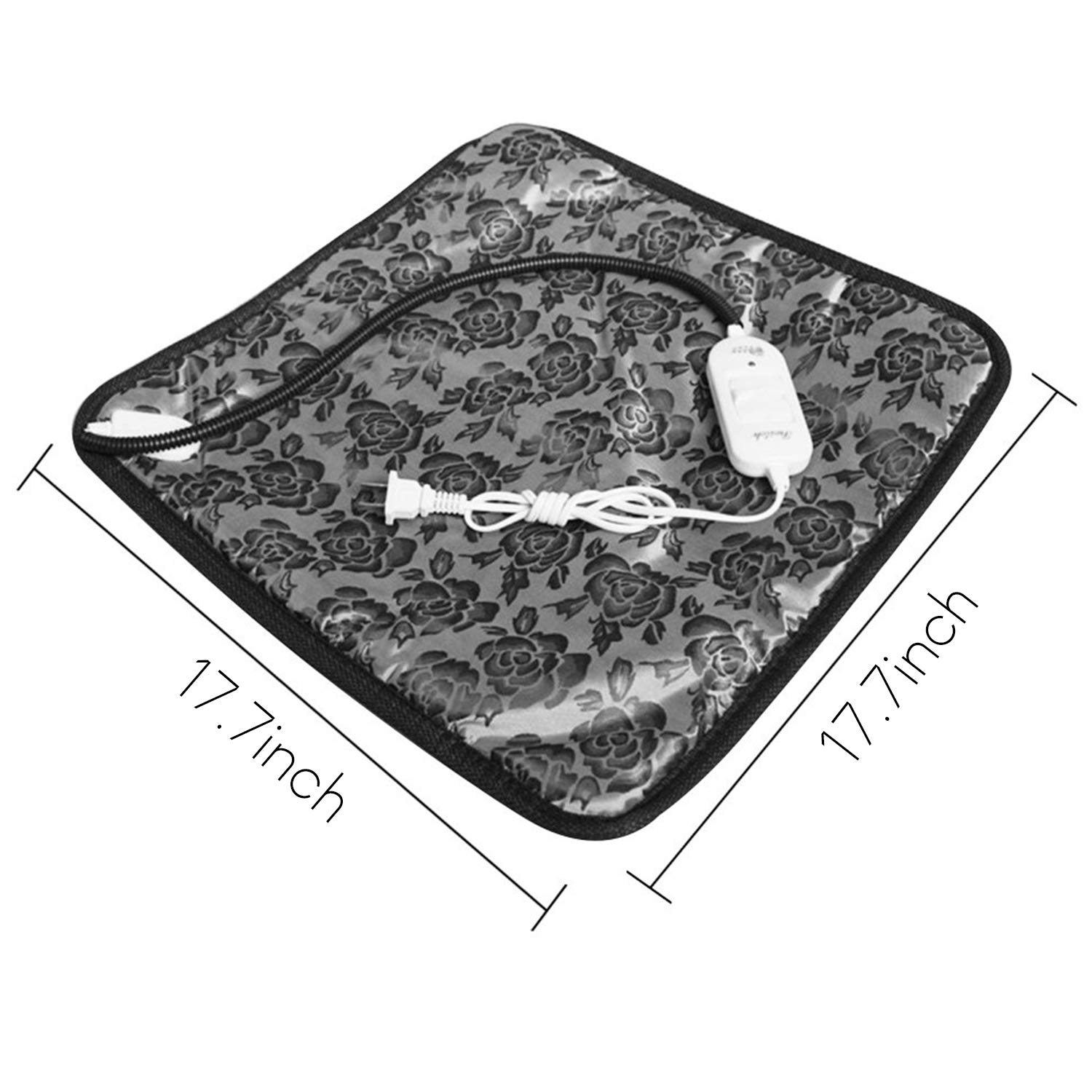 Electric Pet Heating Pad for Dogs & Cats - Waterproof & Adjustable for Indoor Use