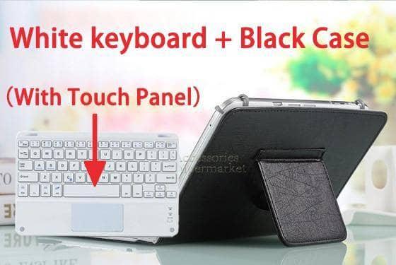 Universal Wireless Bluetooth Keyboard Case for Samsung Galaxy Tab S5e 10.5 (SM-T720/SM-T725) - Slim Protective Cover with Backlit Keys for Home, Office & Travel Use