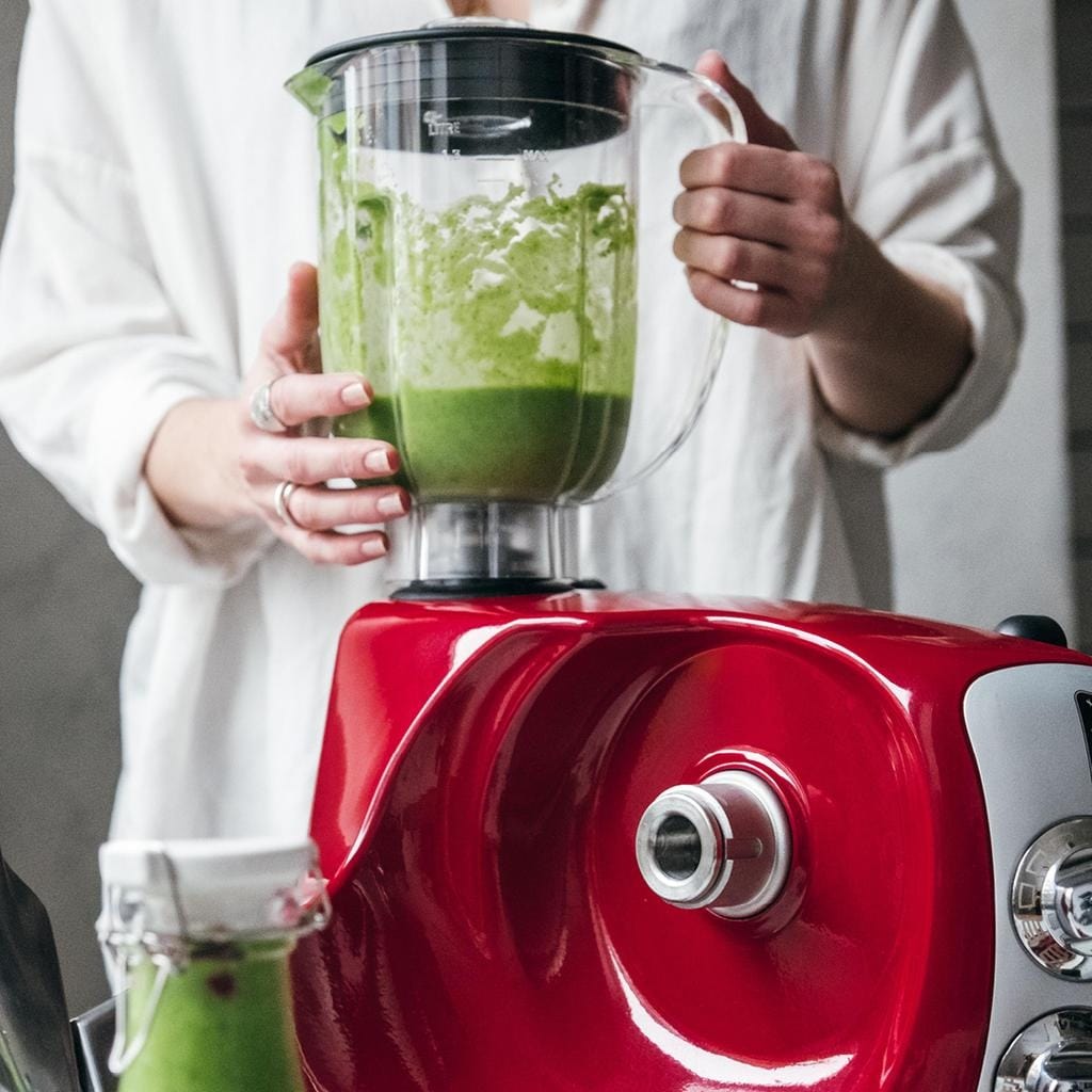 Ankarsrum Blender Attachment with Tamper - Original Assistent Stand Mixer Accessory for AKM6230 - Made in Sweden - Perfect for Baking, Smoothies & Food Prep
