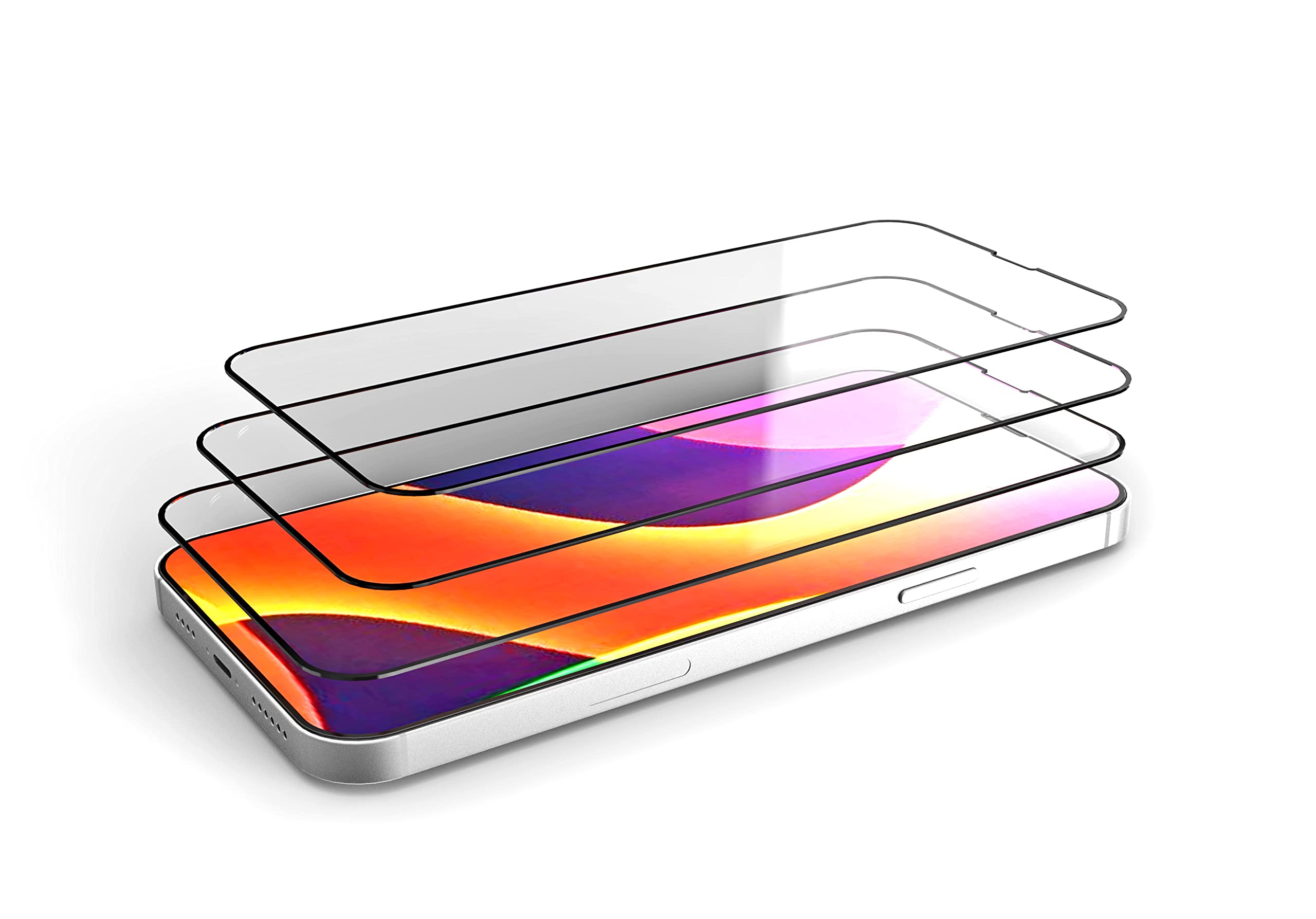 iPhone 13 Mini Tempered Glass Screen Protector 3-Pack (5.4