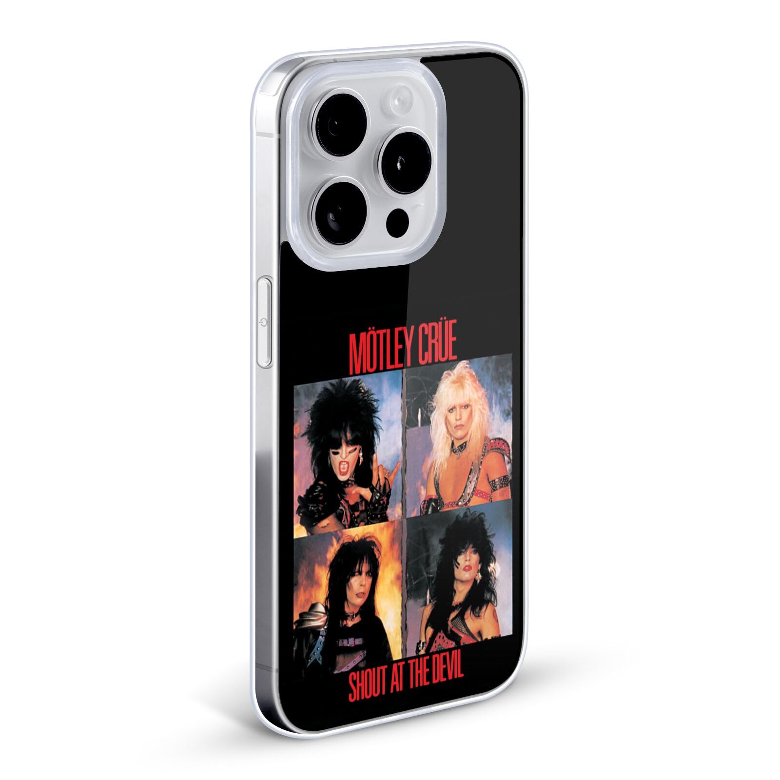 Officially Licensed Motley Crue Shout at The Devil Album Soft Gel Case for Apple iPhone 11 Pro Max - Rock Music Fan Accessory, Protective Phone Cover for Concerts & Daily Use