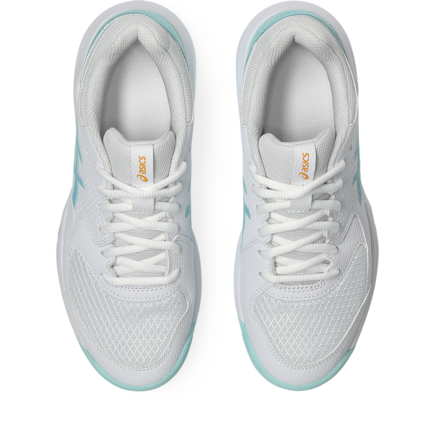 Women's Dedicate 8 Pickleball Shoes - White/Energy Aqua | Lightweight & Supportive Court Shoes for Pickleball & Tennis | Perfect for Competitive Play & Casual Wear