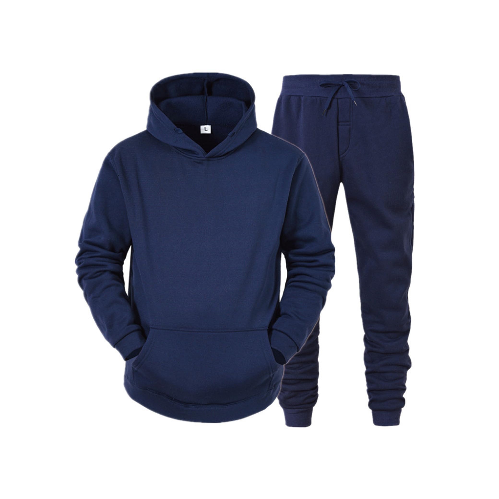 WUANDIXFA Men's Loose Fit Tracksuit Set - Comfortable Crewneck Sweatshirt & Sweatpants for Gym, Running, and Casual Wear | Prime Deals & Clearance
