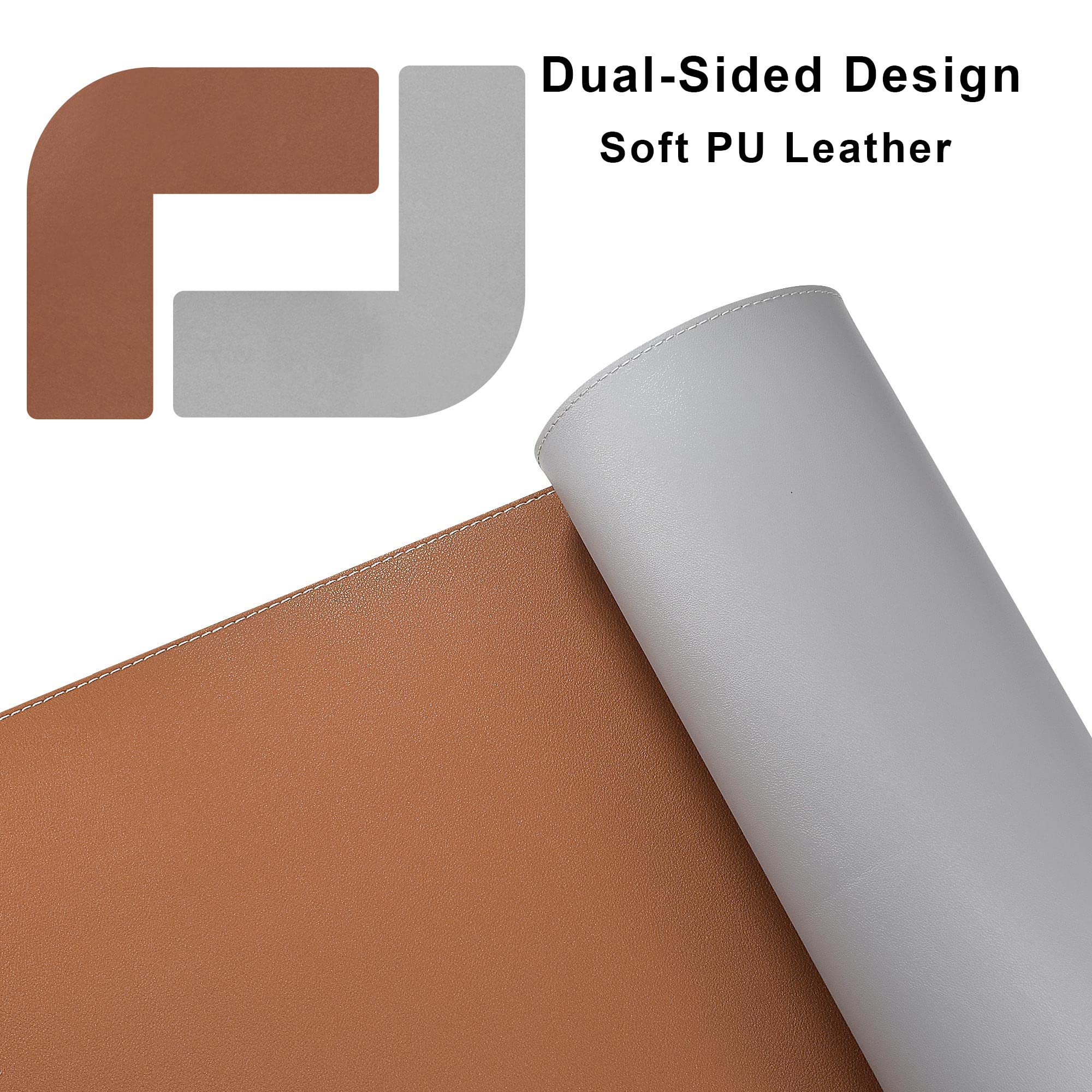 Premium L-Shaped Desk Pad for Corner Desks (45.3