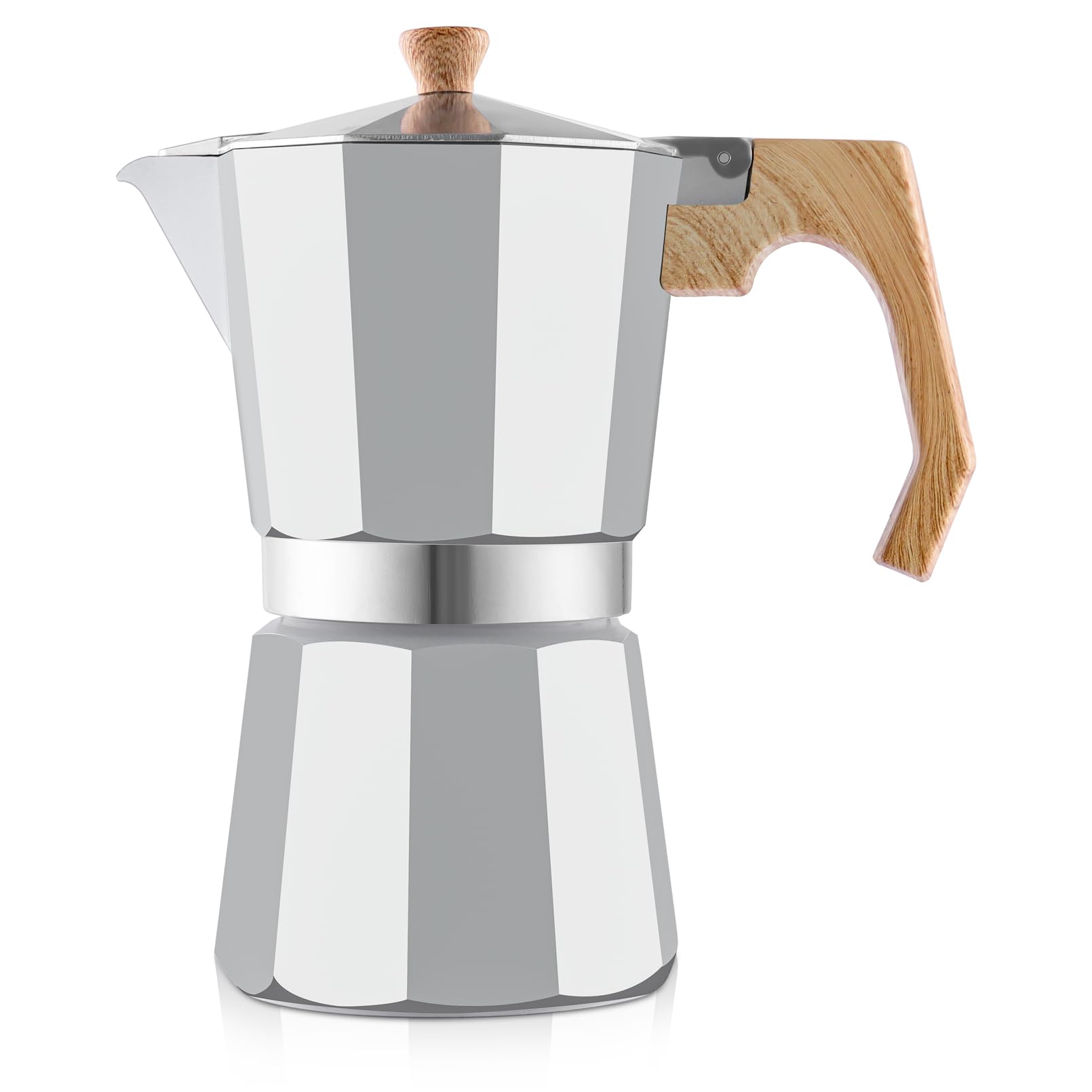 Stovetop Espresso Maker - 9 Cup Moka Pot for Perfect Cuban & Italian Coffee at Home