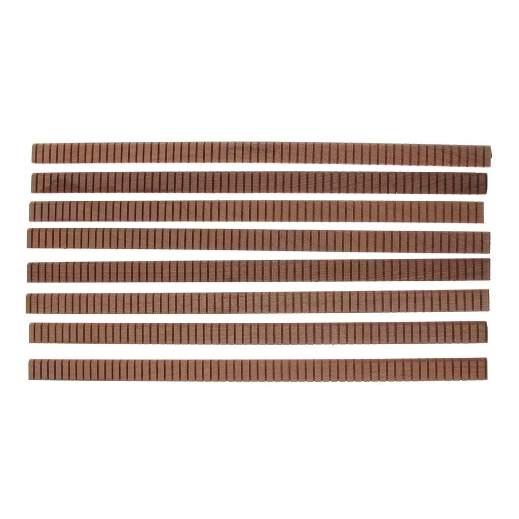 8 Pcs Purfling Binding Inlay Strips for Guitar Violin Luthier DIY Repair - Woodworking Craft Supplies for Instrument Making & Restoration