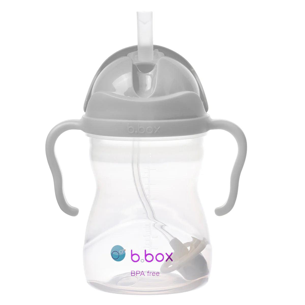 b.box Baby & Toddler Sippy Straw Cup 8oz/240ml - Leak Proof Spill Proof Drinking Cup for Infants & Kids - Perfect for Daycare, Travel & On-the-Go Hydration
