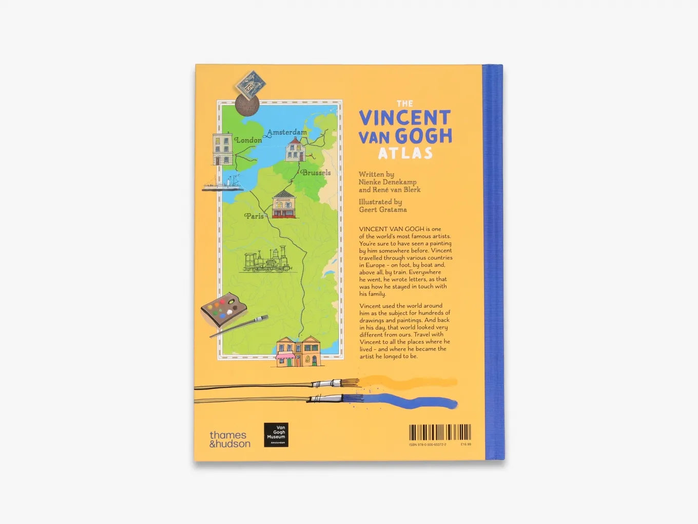 The Vincent van Gogh Atlas (Junior Edition) - Art History Book for Kids | Explore Famous Paintings & Life Story | Perfect for Homeschooling & Classroom Learning