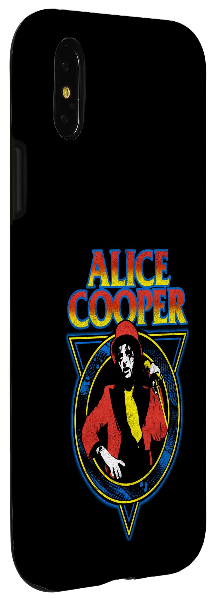 Premium iPhone X/XS Snake Skin Case Featuring Alice Cooper Design – Durable Protection for Everyday Use & Rock Music Fans