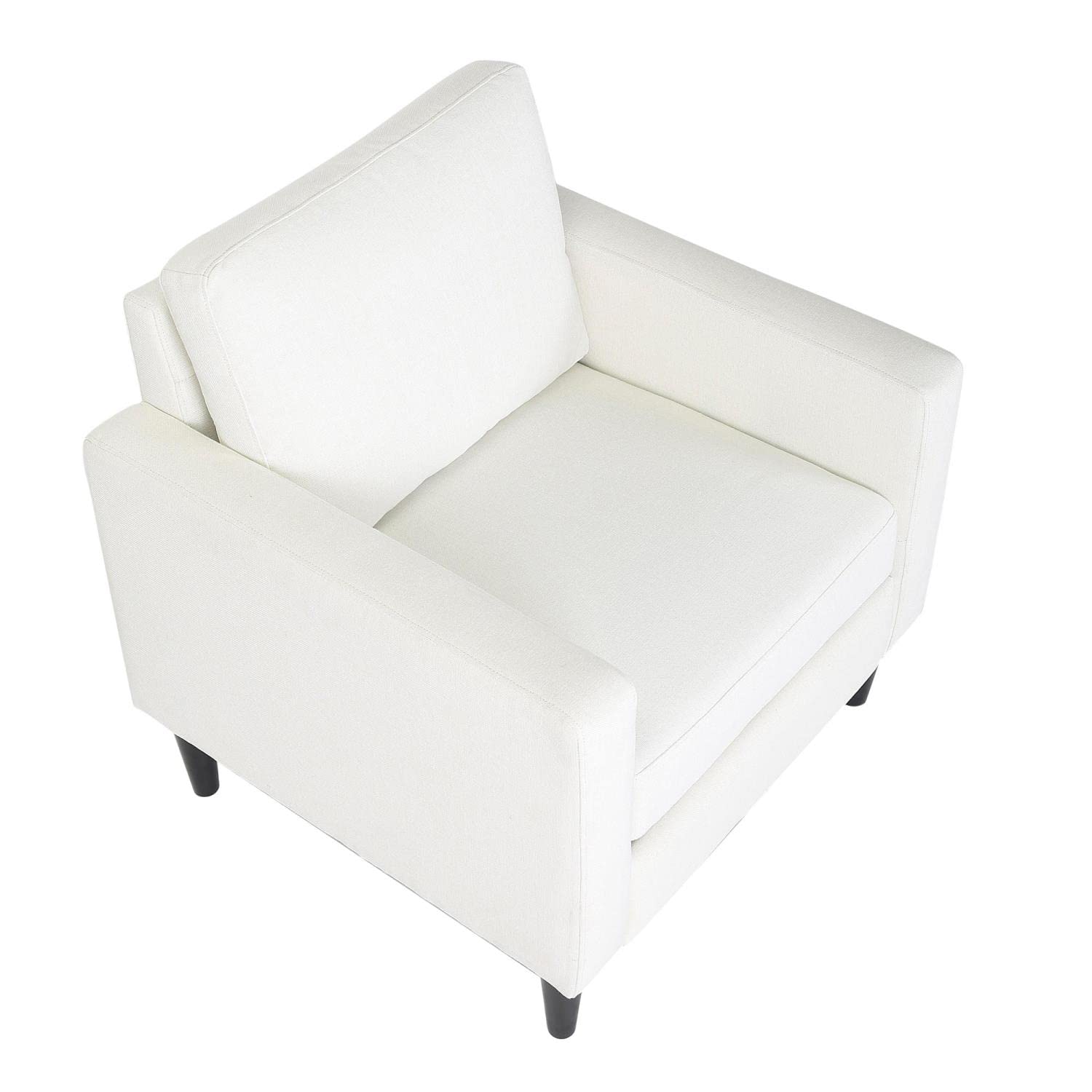 LumiSource Wendy Fabric Arm Chair - Modern Accent Chair for Living Room & Bedroom, Comfortable Upholstered Lounge Chair - Perfect for Reading, Relaxing, and Home Decor