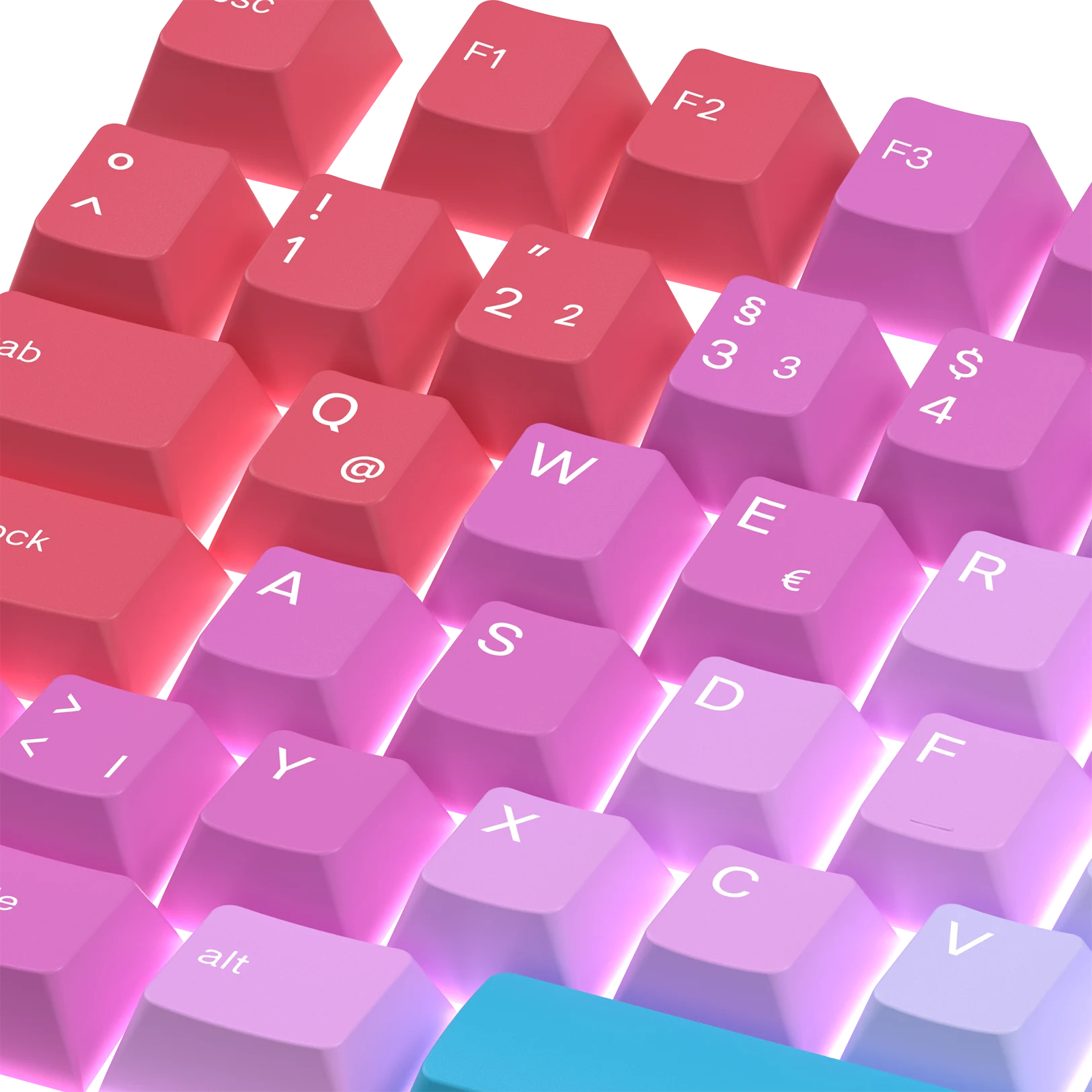 Custom Keycaps for Mechanical Keyboards - Daydream DE Design - Perfect for Gaming, Typing & Office Work