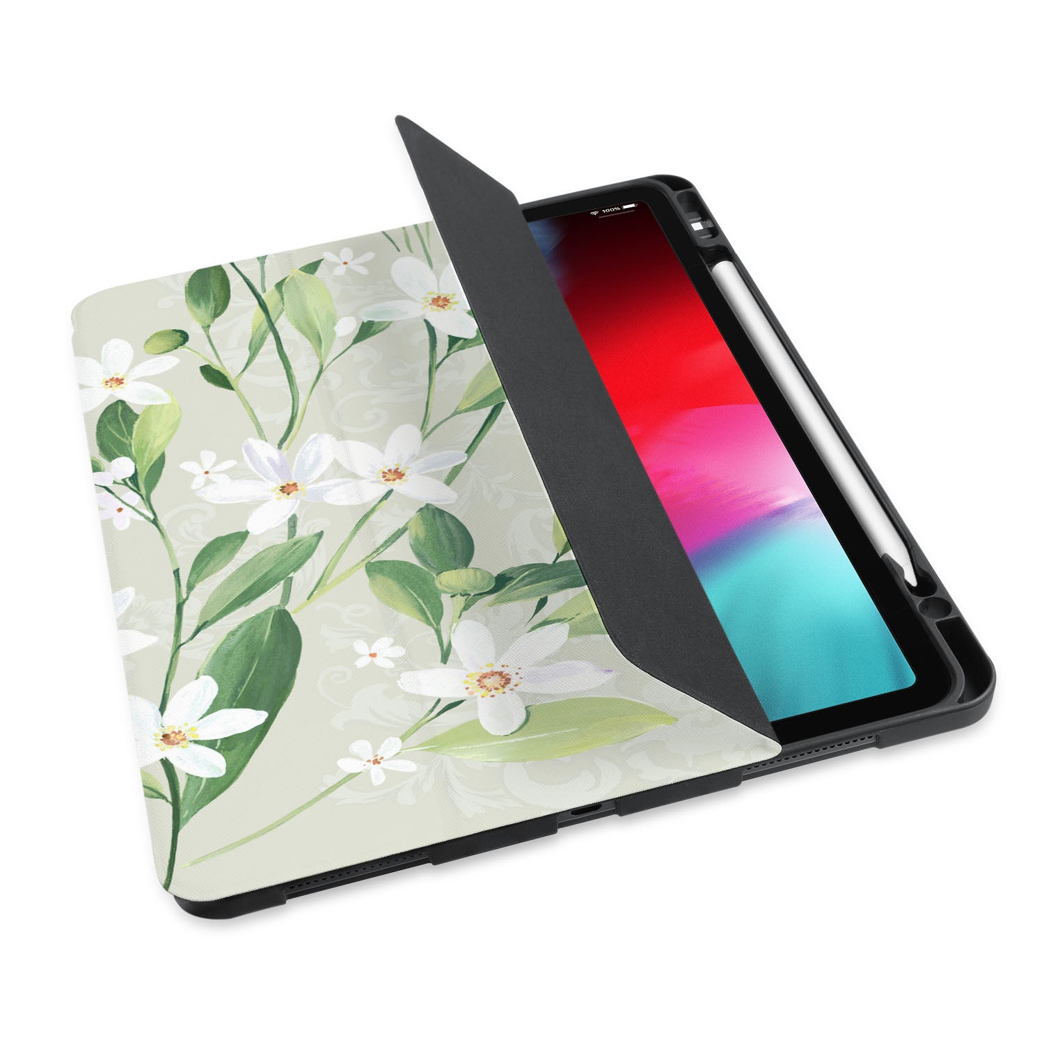 Premium Marble iPad Trifold Case - Slim Protective Cover for iPad Air/Pro with Auto Sleep/Wake | Perfect for Work, Travel & Home Use