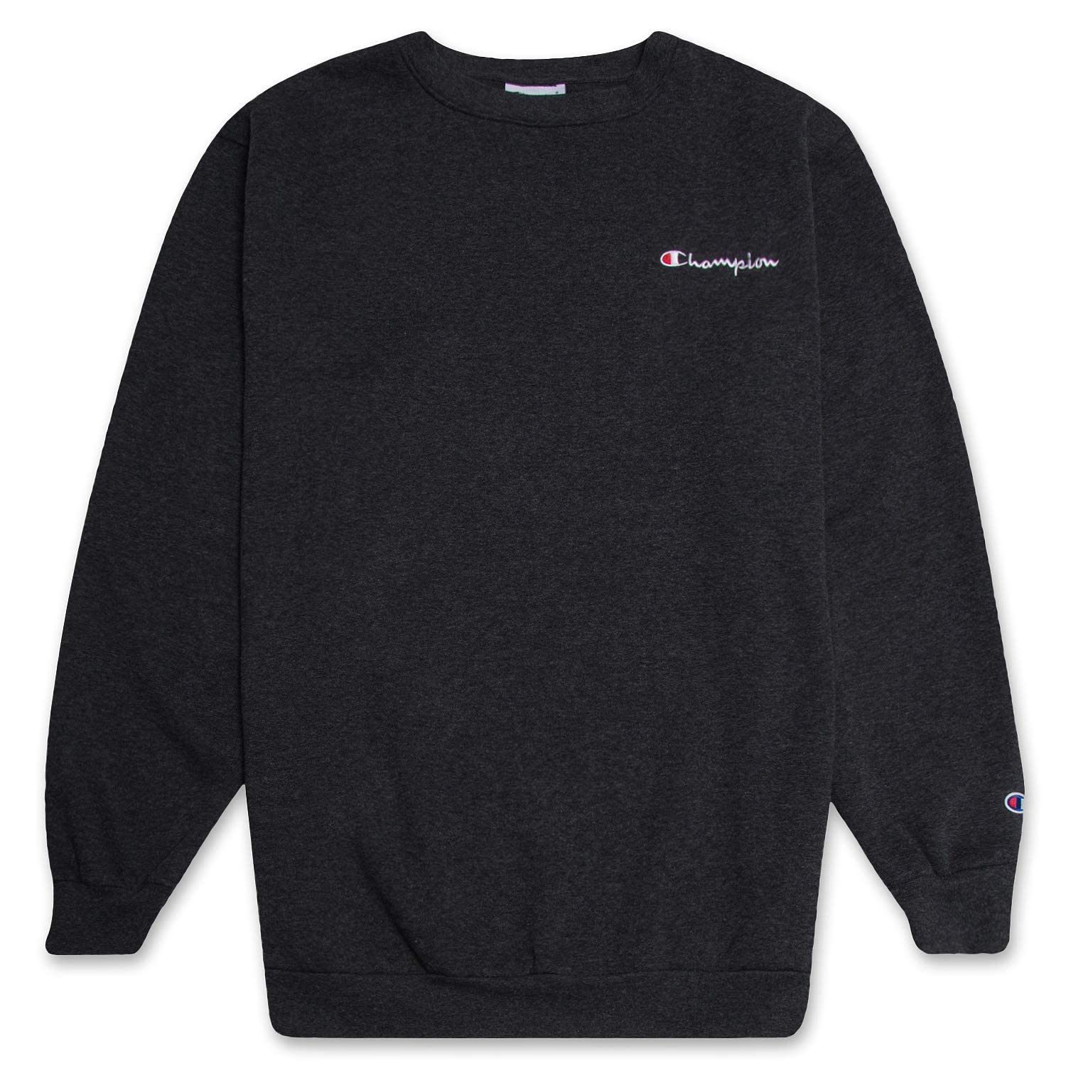 Champion Big & Tall Fleece Crewneck Sweatshirt for Men - Soft Pullover Hoodie, Comfortable Casual Wear for Gym, Lounge & Outdoor Activities
