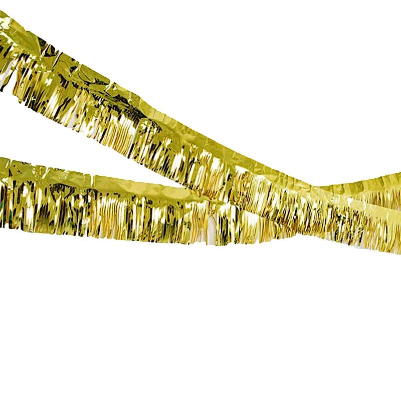 16 ft Metallic Foil Fringe Tassels Hanging Garland - Party Decorations for Birthday, Wedding, Baby Shower & Home Decoration