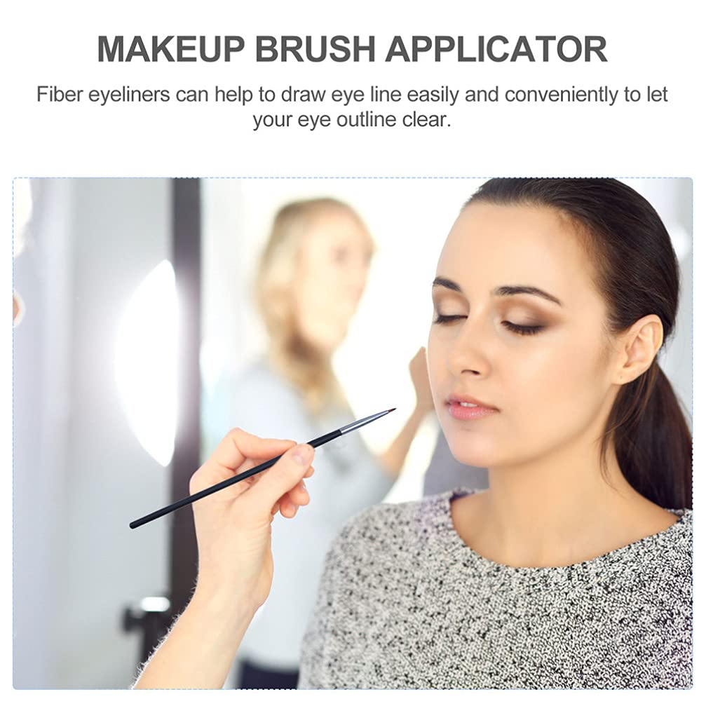 Beaupretty 5Pcs Eyeliner Brush Set - Professional Eyeliner Applicator & Lip Brushes for Precise Makeup Application | Perfect for Eyeshadow, Winged Liner & Lipstick | Vegan Cosmetic Makeup Tools Kit