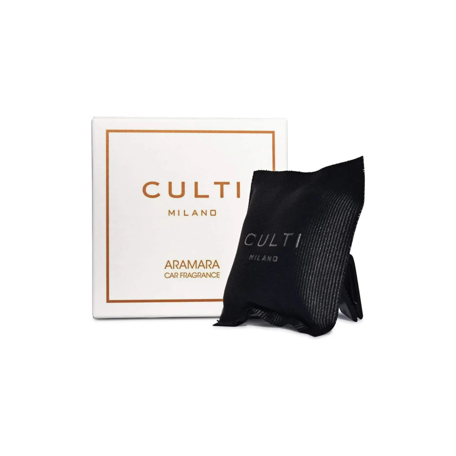 Luxury Italian Car Air Freshener Diffuser - Culti Milano Aramara Scent with Vent Clip | Premium Car Fragrance for Sedans, SUVs & Office Spaces