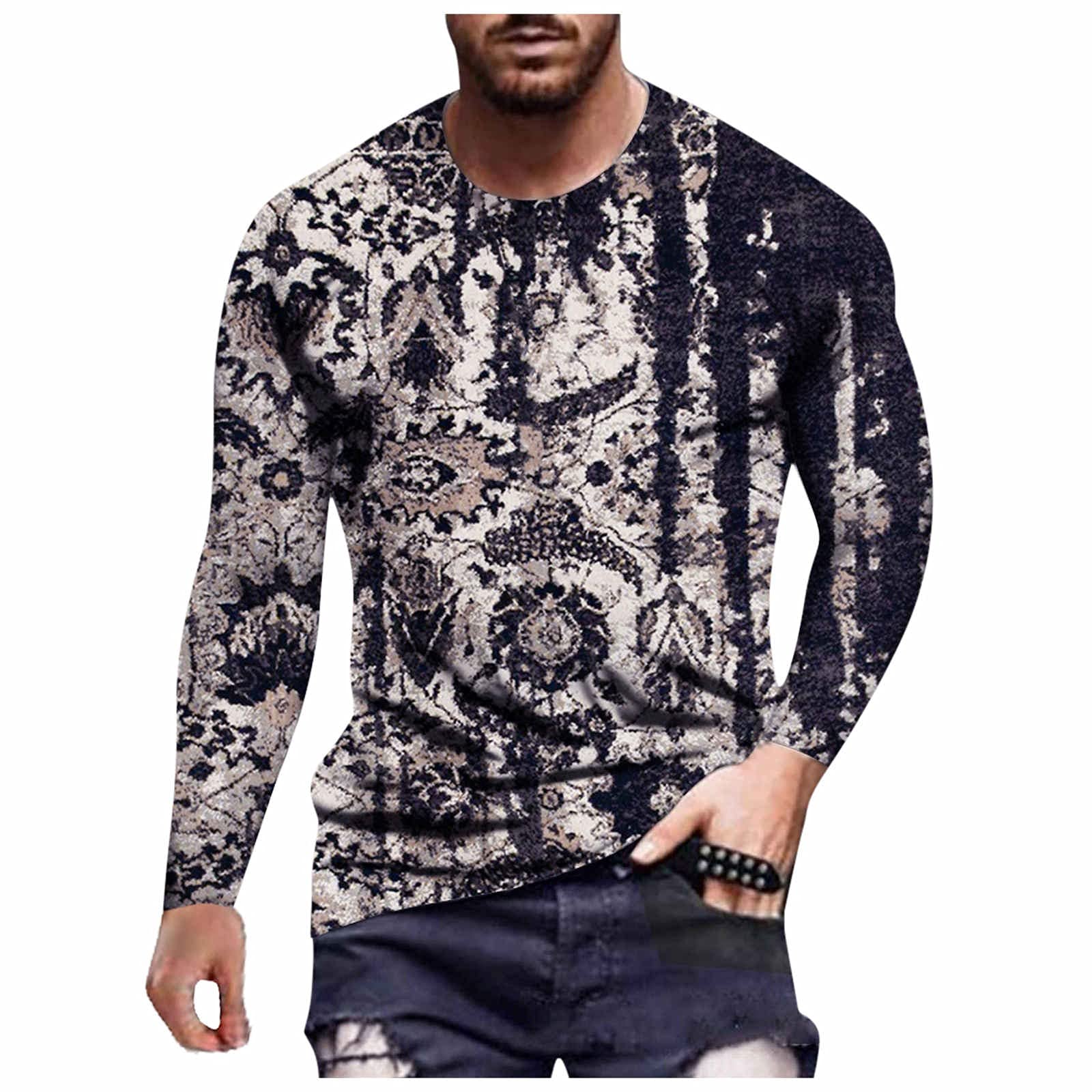 Stylish Men's Graphic Crewneck Sweatshirt & Casual T-Shirts - Trendy Cotton Tees for Everyday Wear | Perfect for Streetwear, Gym & Weekend Outfits