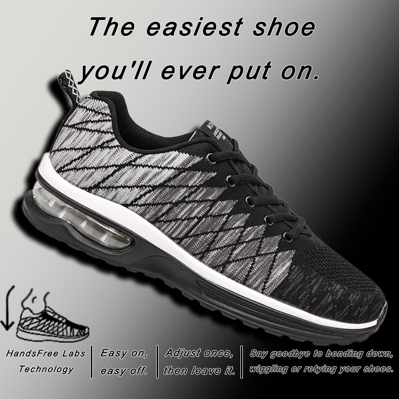 Men's Lightweight Breathable Running Shoes - Athletic Sneakers for Gym, Jogging, Tennis & Casual Walking | Comfortable Air Cushion Sports Shoes for Men's Fitness & Daily Wear