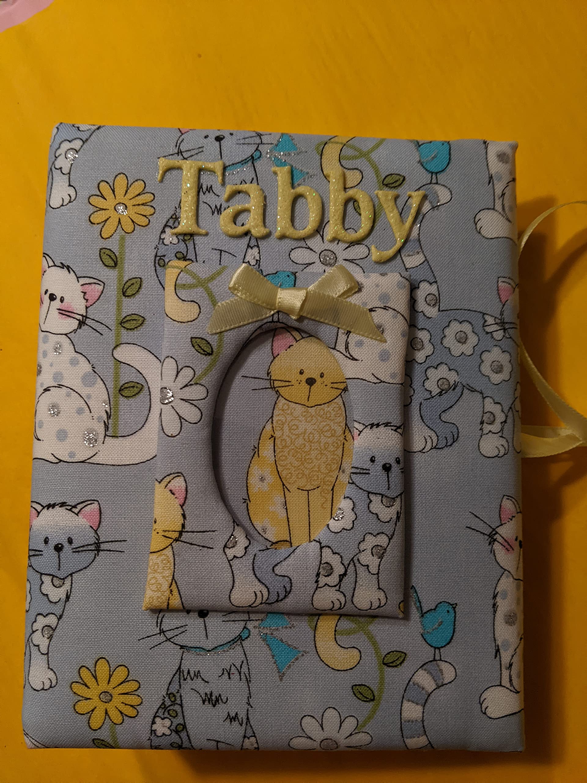 Custom Kitten Photo Album - Holds 100 4x6 Photos - Handmade Cat Scrapbook - Perfect for Pet Memories, Baby Shower Gifts & Wedding Keepsakes