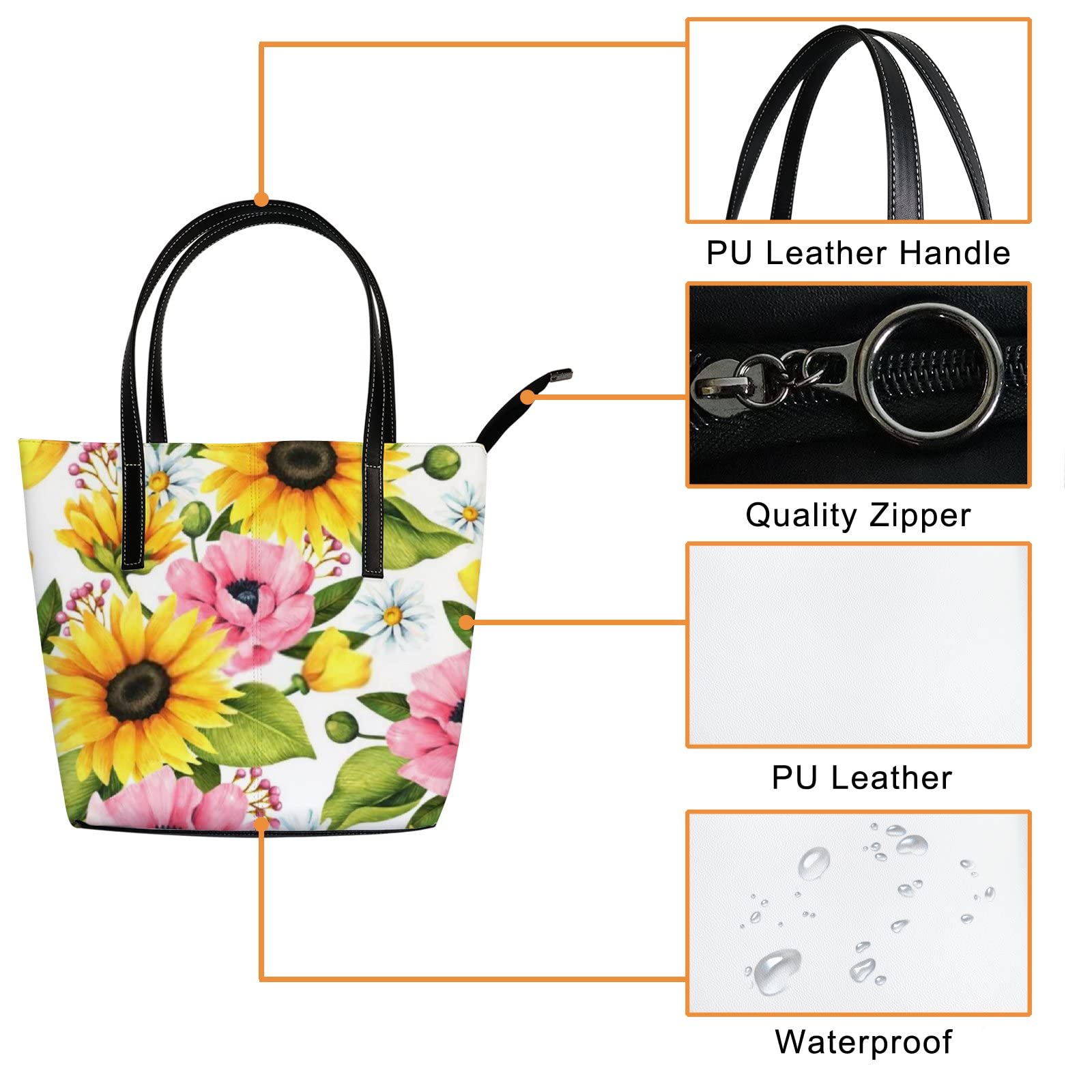 Stylish Leather Crossbody Handbags for Women - Fashionable & Durable Everyday Shoulder Bag for Work, Travel & Shopping