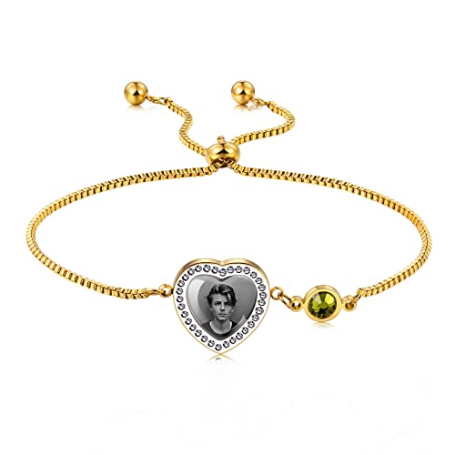 B2: 1 Birthstone +Gold (Black & White Photo)