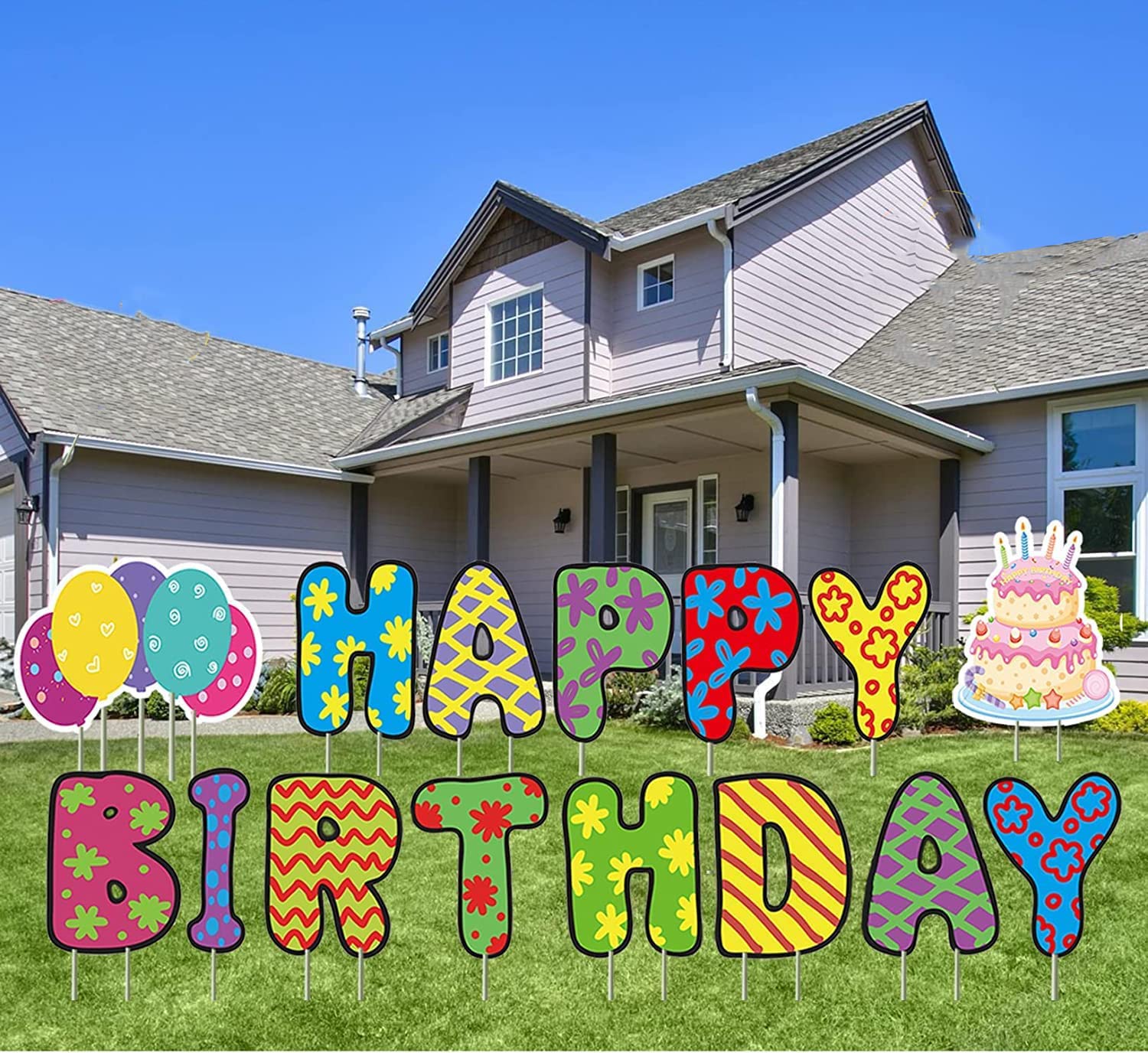 Happy Birthday Yard Signs - 15