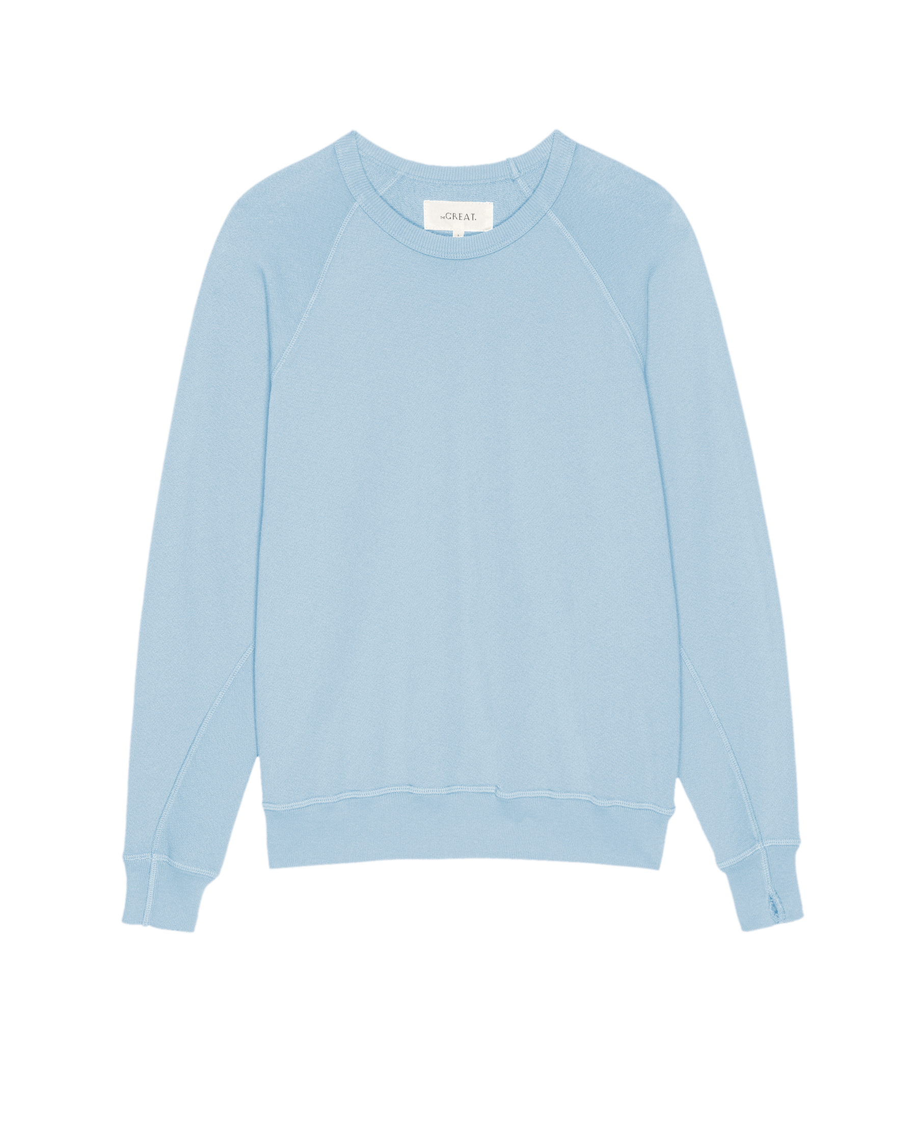Comfortable College Sweatshirt for Men & Women - Solid Vista Blue Color | Soft Cotton Pullover Hoodie for Campus, Casual Wear & Gifts