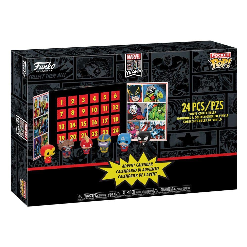 Funko POP Marvel Advent Calendar 42752 - 24 Collectible Figures, Holiday Countdown Gift for Marvel Fans, Christmas Decor & Party Supplies