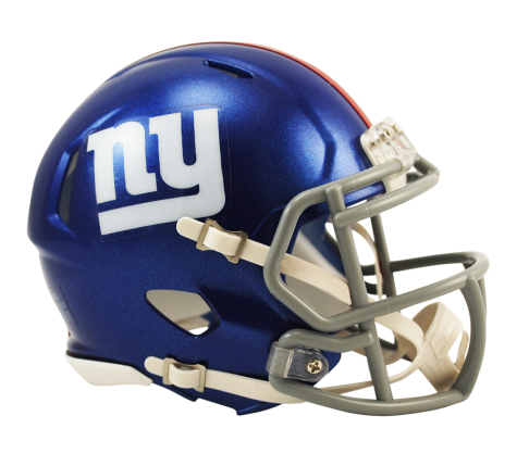 New York Giants Speed Mini Helmet - Authentic NFL Collectible for Fans, Display & Gifting - Perfect for Home, Office, or Game Day Decor