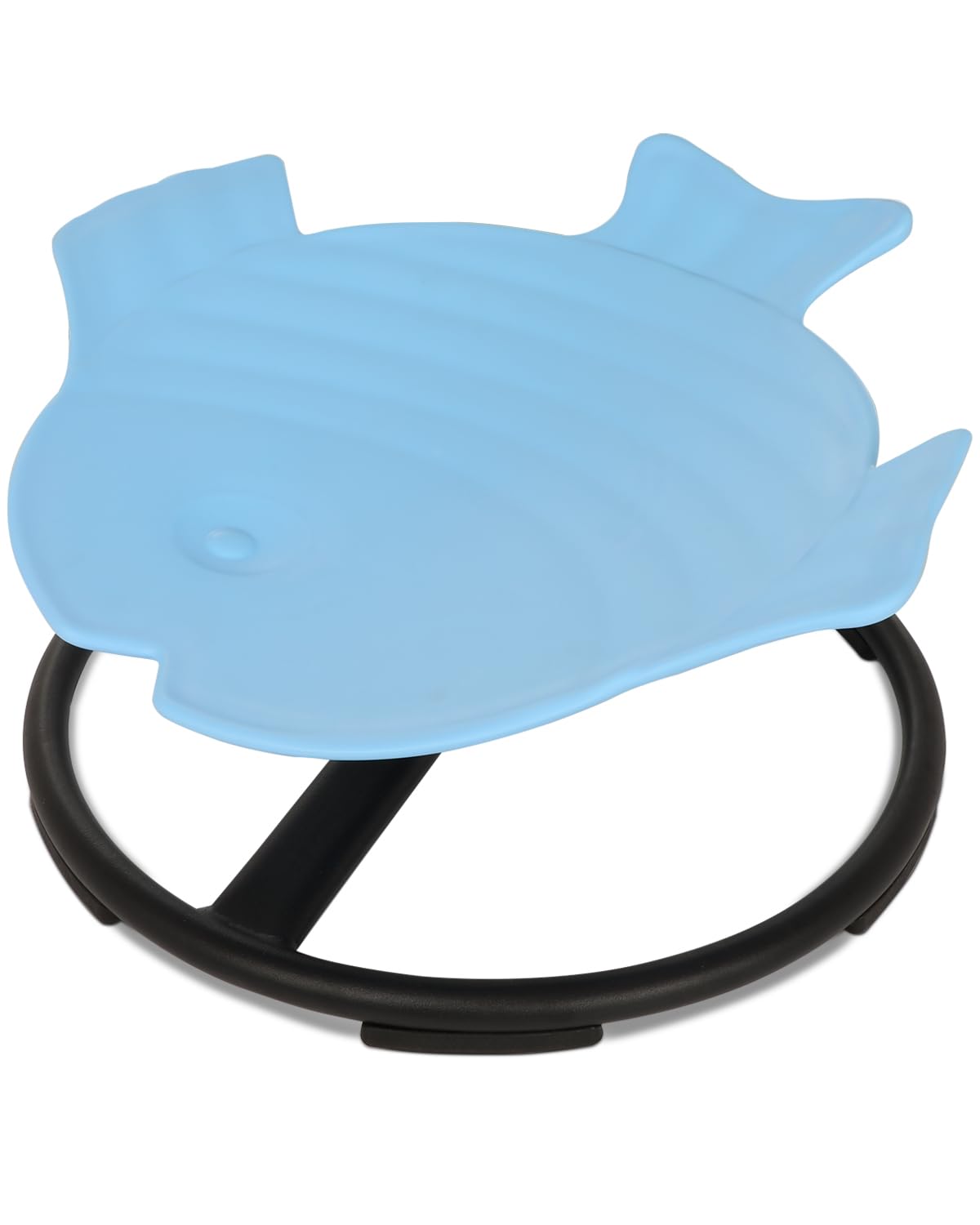 Spin Seat for Sensory Kids - Non-Slip Wobble Chair with Metal Base for Balance Training | Light Blue Spinning Sensory Toy Chair for Autistic Children | Perfect for Classroom, Therapy & Home Use