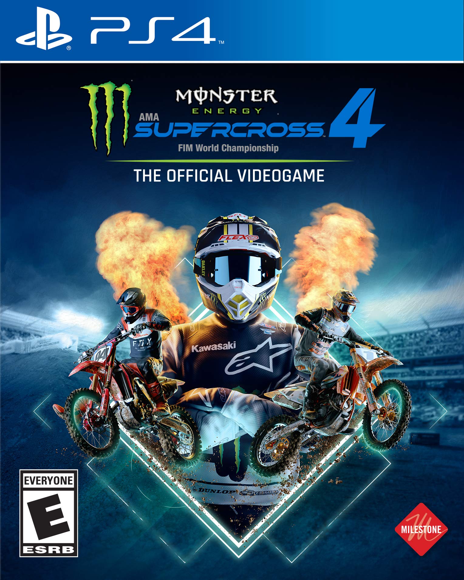 Monster Energy Supercross 4 - PS4 Game | Official Licensed Racing Video Game for PlayStation 4 | Perfect for Racing Fans & Action Game Lovers