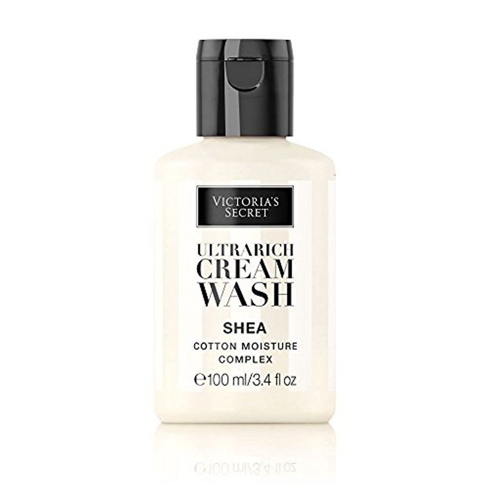 Victoria's Secret Ultrarich Cream Wash with Shea Butter - Travel Size 3.4 oz | Moisturizing Body Wash for Soft Skin | Perfect for Gym, Travel & Daily Shower Routine