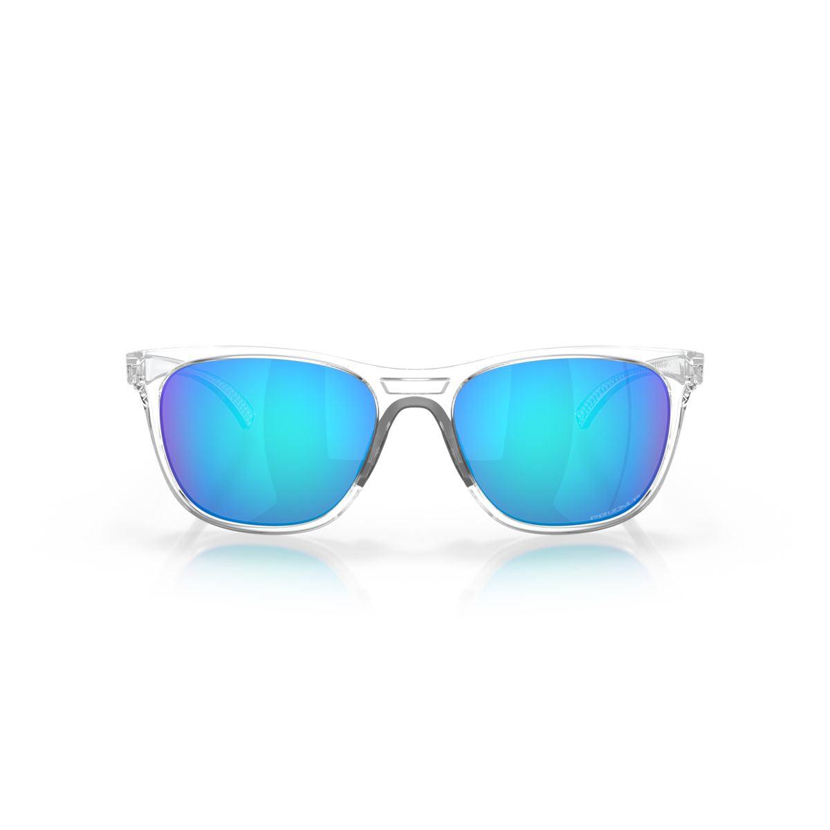 Oakley Leadline Sunglasses Polished Clear Frame with Prizm Sapphire Polarized Lenses - Model 0OO9473 947308 - Perfect for Outdoor Sports & Driving