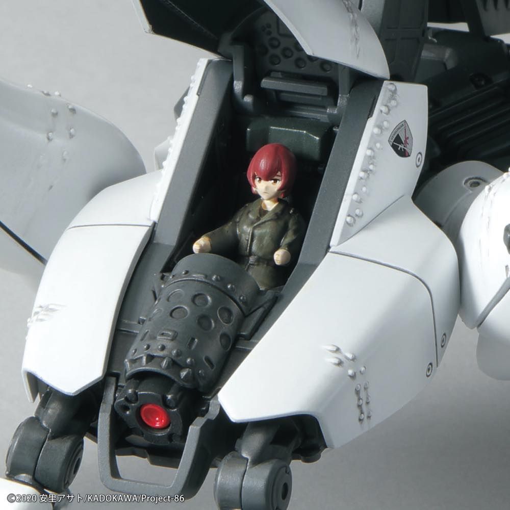 Bandai HG 1/48 Scale Eighty Six 86 Reginleif Kurena/Anju Model Kit with Long Barrel & Missile - Anime Mecha Action Figure for Collectors & Display