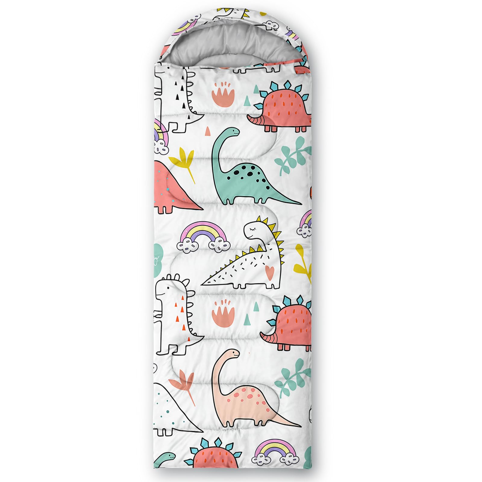 QOOMO 3-Season Lightweight Waterproof Sleeping Bag for Adults & Kids - Warm & Cool Weather Camping Gear for Travel, Hiking, and Outdoor Adventures