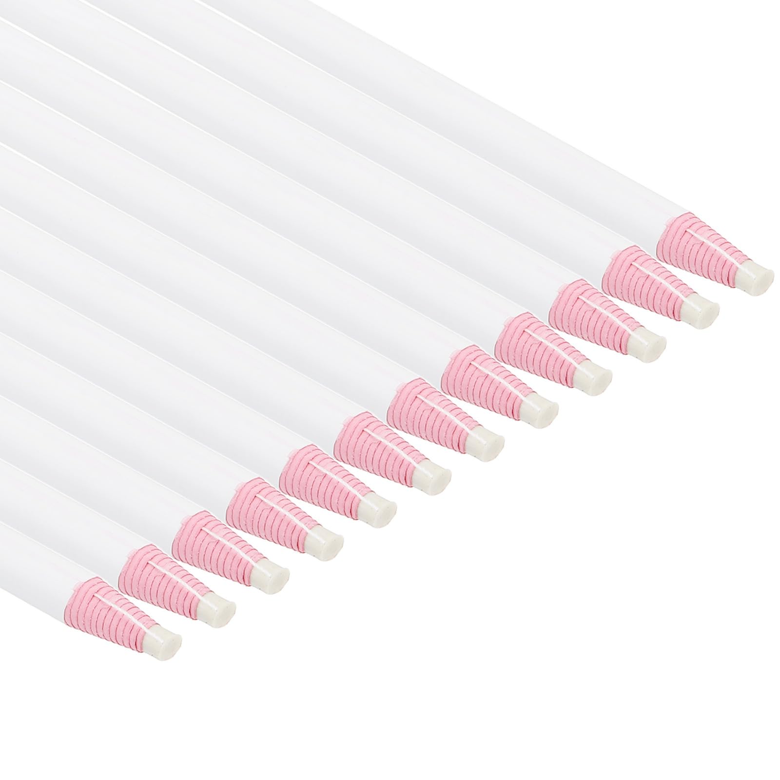 PATIKIL Peel-Off China Markers - 12 Pack Grease Wax Pencils for Glass, Fabric, Film, Paper, Vinyl & Metal (White) | Ideal for Garment Marking, Industrial Labeling & Craft Projects
