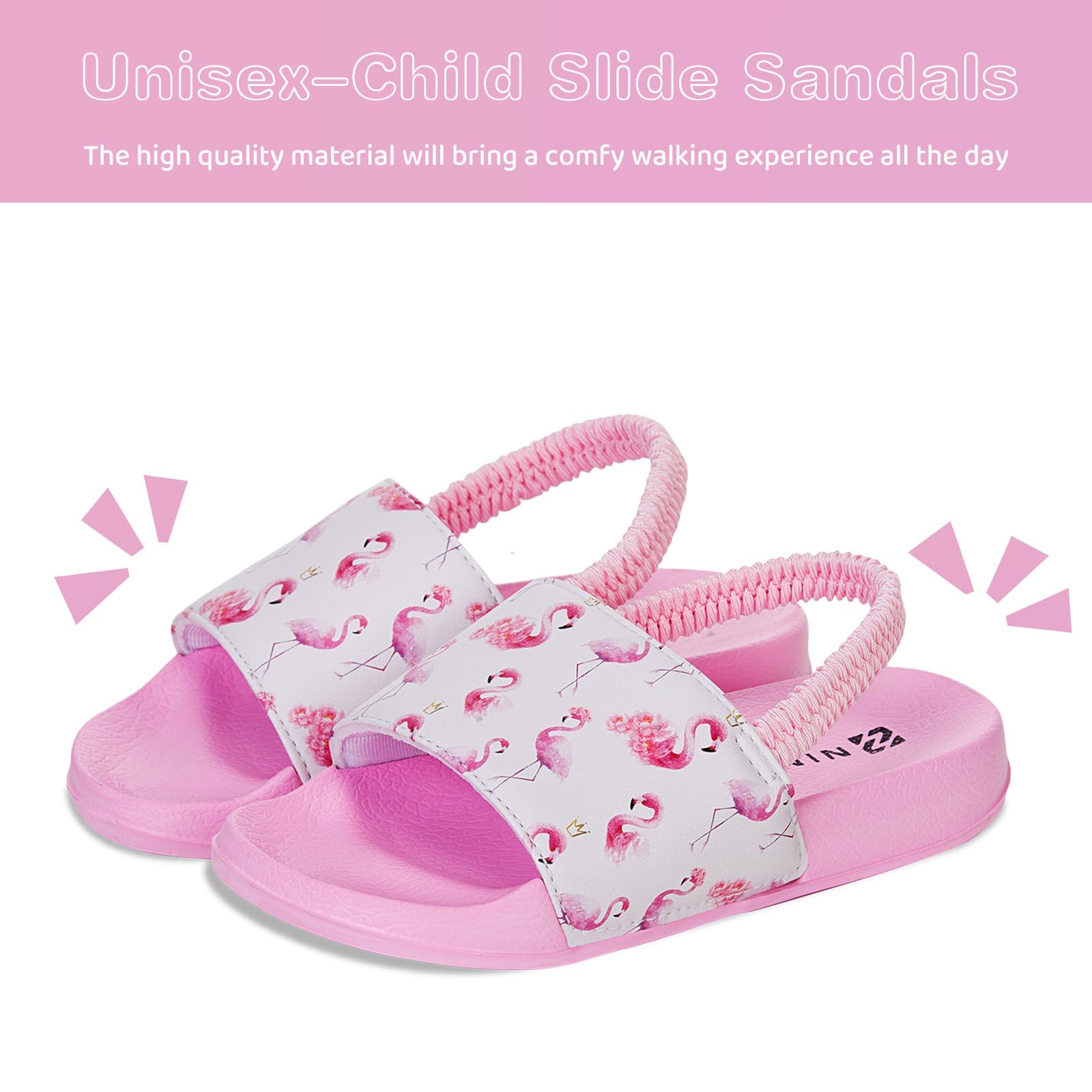 **WateLves Toddler Boys & Girls Water Shoes - Non-Slip Beach Sandals for Swimming, Pool, and Outdoor Play - Comfortable Kids Slides for Summer, Beach, and Casual Wear**