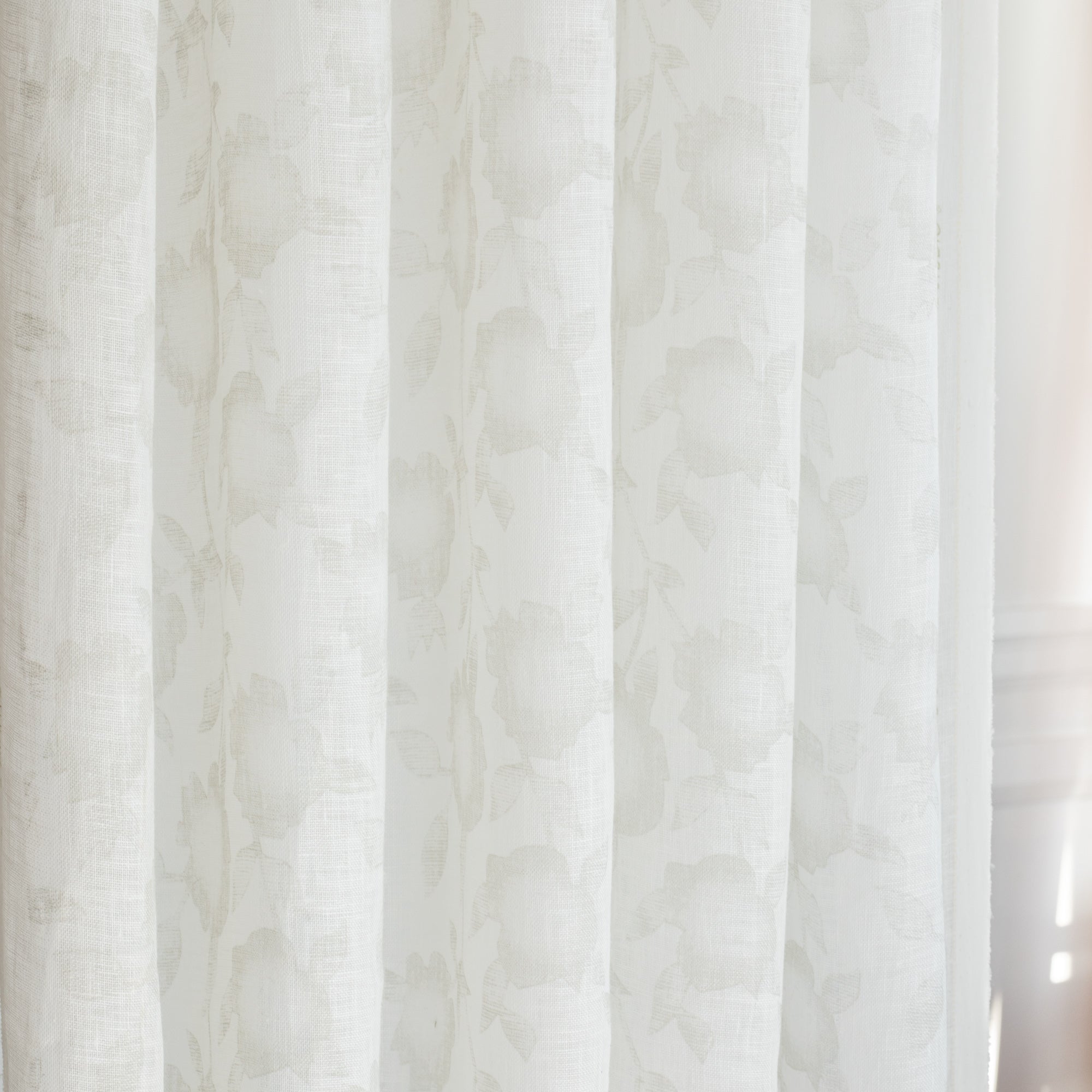 Esmee Sheer Fabric - Premium Flax Linen Material for Dresses, Curtains & Home Decor | Lightweight & Breathable Textile for DIY Sewing Projects