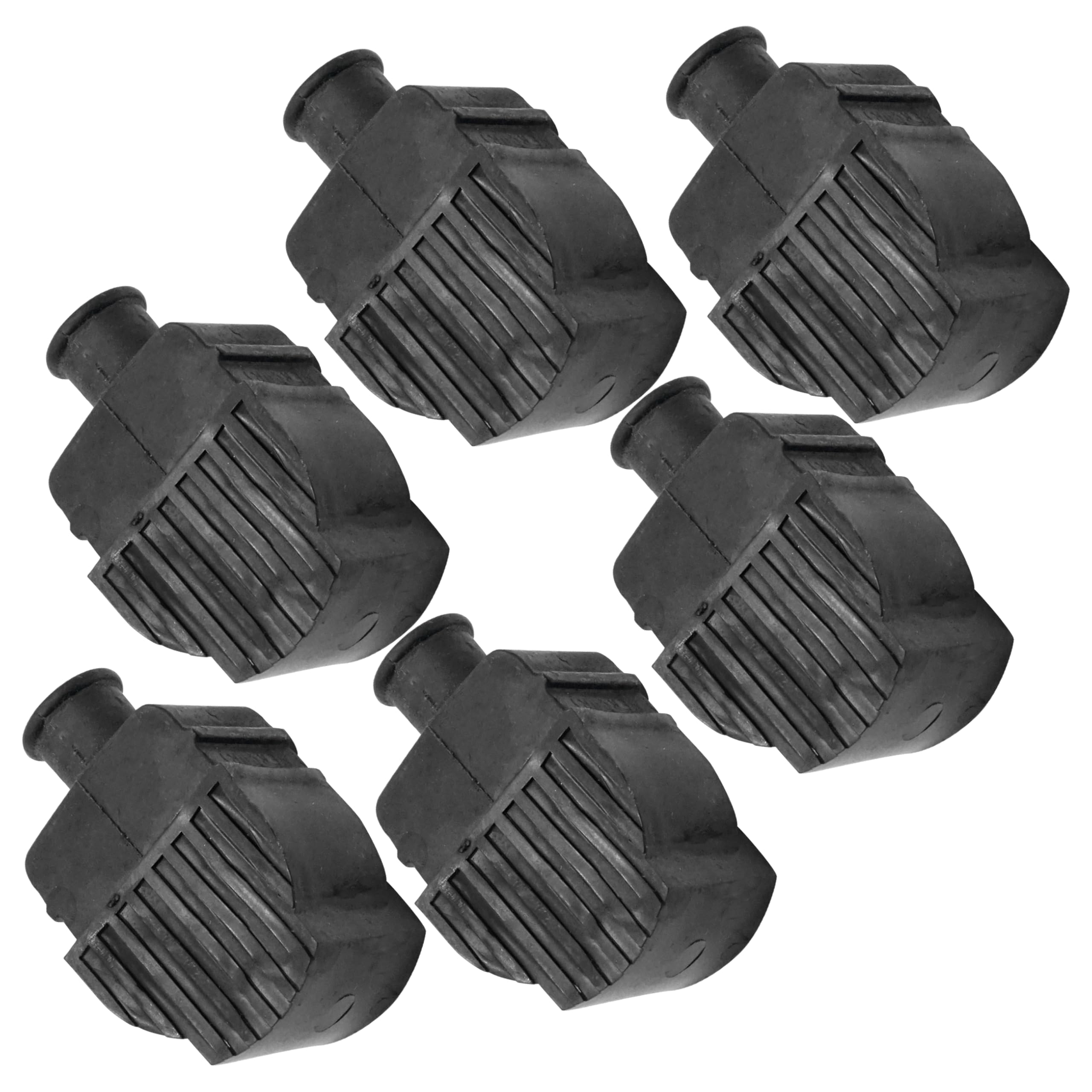 Caltric 6-Pack Ignition Coils Compatible with Mercury Outboard 200HP Engine 1973-1980 & 1982-1999 - Replacement Parts for Marine Boat Motor Performance & Reliability