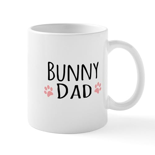White - Bunny Dad Mugs