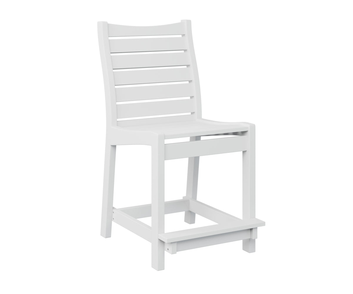 Berlin Gardens Bristol Counter Chair - Stylish Bar Stool for Kitchen Island, Breakfast Nook & Outdoor Dining - Adjustable Height & Comfortable Seating