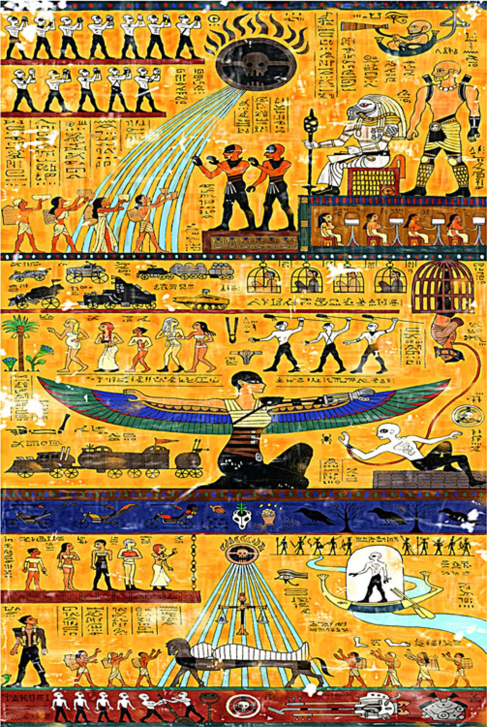 6000 Piece Jigsaw Puzzle for Adults - Egyptian Mythology Theme, Stress Relief & Family Fun, Home Decor Puzzle Game - Perfect for Gifts, Relaxation & Quality Time