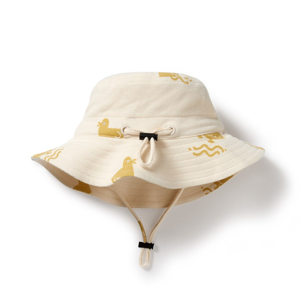 Organic Sun Hat for Women & Men - UPF 50+ UV Protection Wide Brim Hat for Beach, Gardening, Hiking & Outdoor Activities