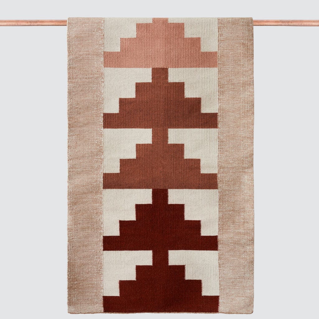 Monte Handwoven Accent Rug - Bohemian Style Area Rug for Living Room, Bedroom & Home Decor - Soft & Durable Natural Fiber Floor Mat