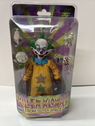Amok Time Monstarz Killer Klowns From Outer Space Shorty Action Figure - Collectible Horror Movie Character for Display & Cosplay