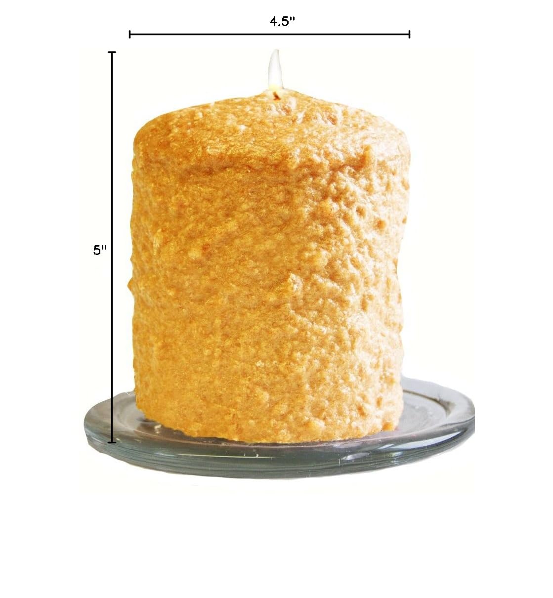 Warm Glow Candle Company Banana Nut Bread Scented Hearth Pillar Candle - Perfect for Cozy Home Decor, Relaxation & Holiday Gifts