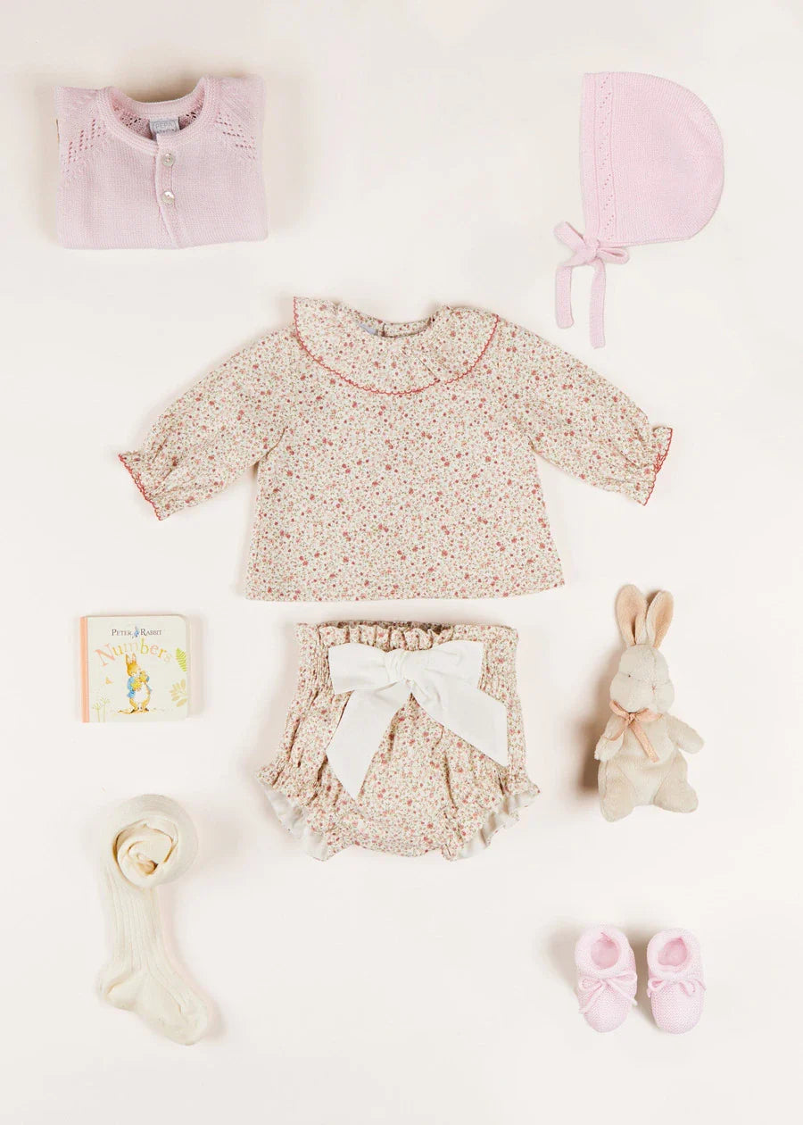 Soft Pink Knitted Booties for Babies - Warm & Comfortable Winter Footwear for Newborns & Toddlers