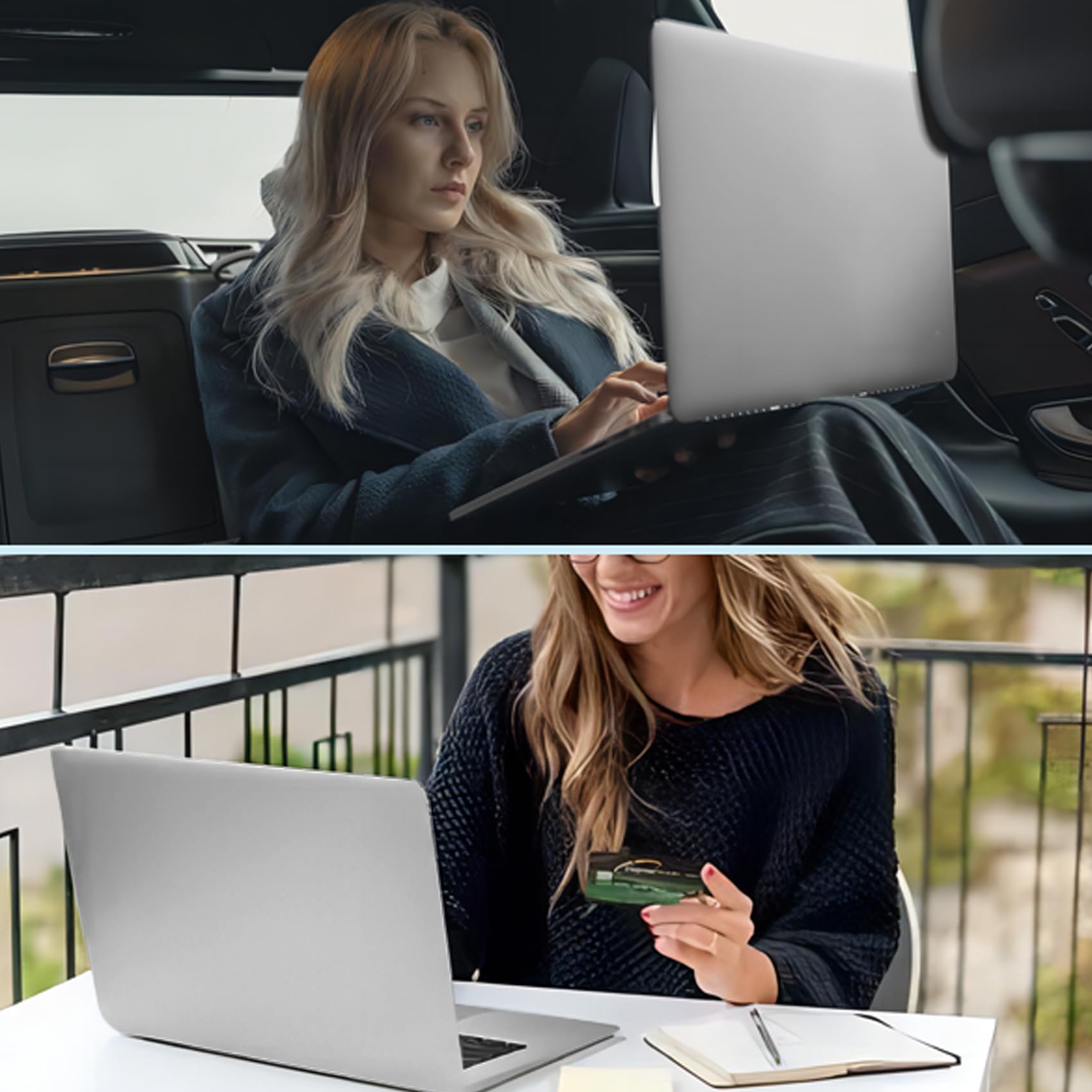 14 Inch Windows 11 Laptop with 5G WiFi, 6GB RAM & 128GB SSD (Expandable to 1TB), Bluetooth 4.2, FHD 1920x1080 Display, Mini Multimedia Port & German Keyboard - Perfect for Remote Work, Online Classes & Business Travel (Film-Grey)