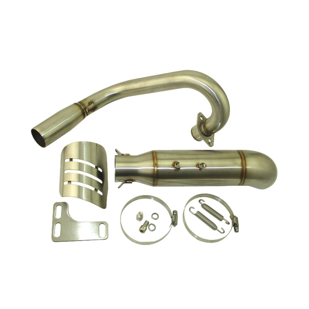 Stainless Steel Exhaust Muffler for Honda Z50 Monkey Bike Mini Trail - High Performance Motorcycle Parts for Off-Road Riding & Street Legal Customization